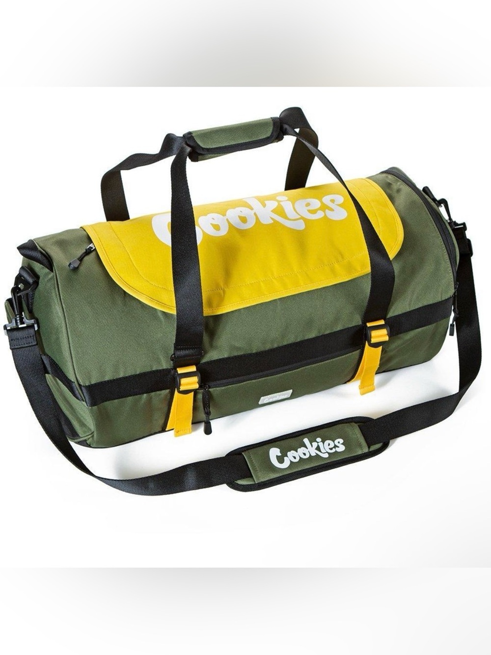 Cookies Parks Utility Smell Proof Duffel Bag | Olive | Travel & Gym Bag